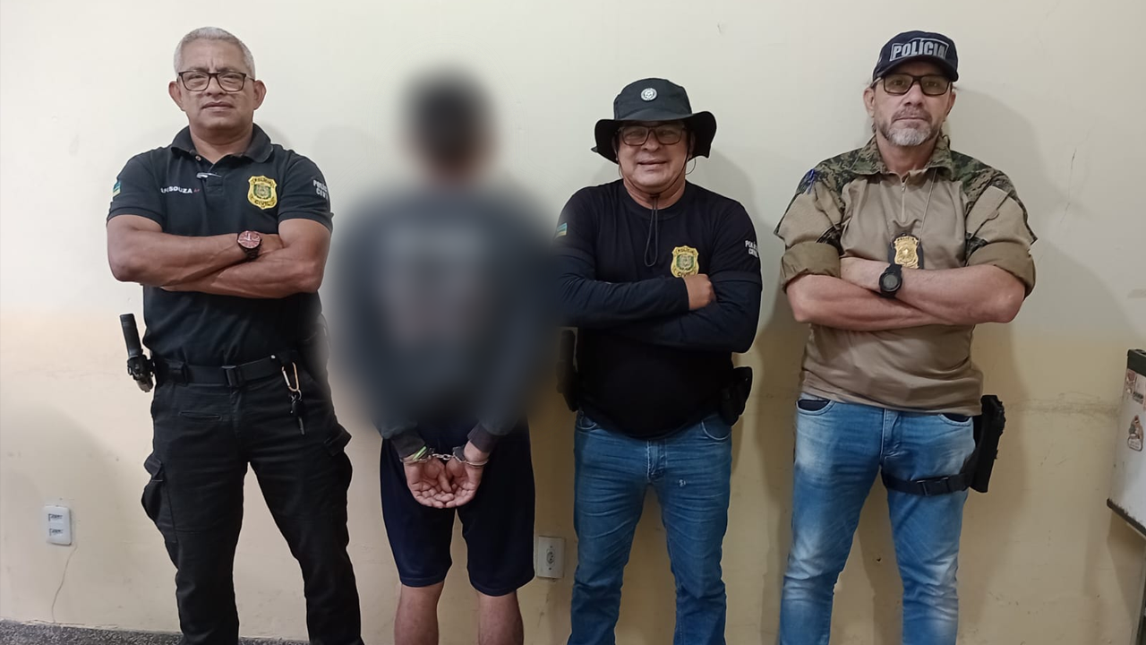 NO DISTRITO DO CORRE ÁGUA, POLÍCIA CIVIL PRENDE FORAGIDO DA JUSTIÇA CONDENADO JUDICIALMENTE POR HOMICÍDIO 